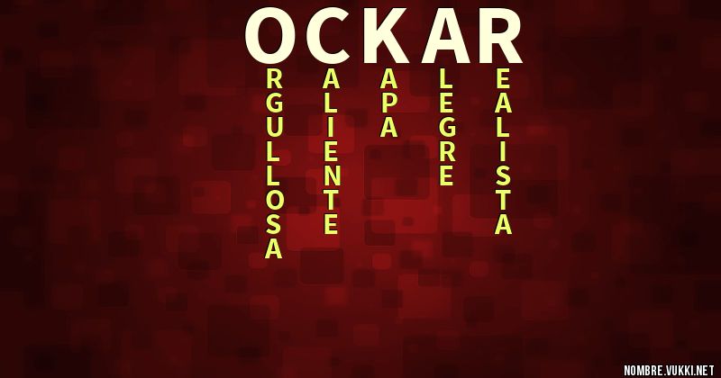 Acróstico ockar