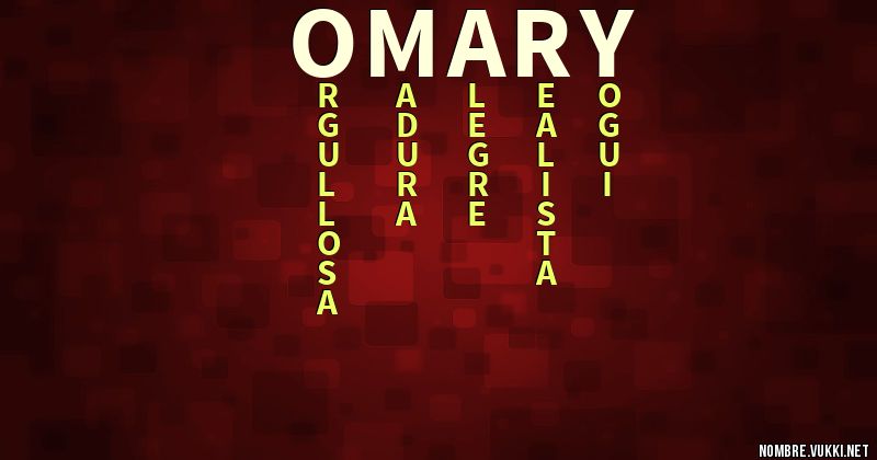 Acróstico omary