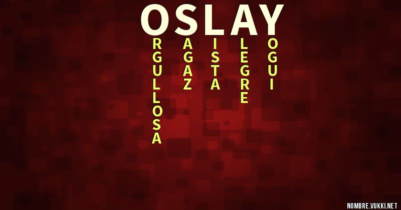 Acróstico oslay