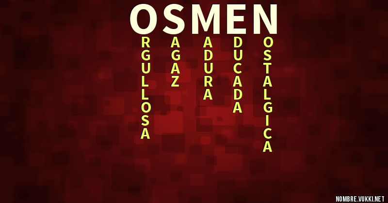 Acróstico osmen