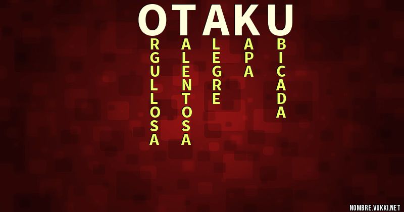 Acróstico otaku