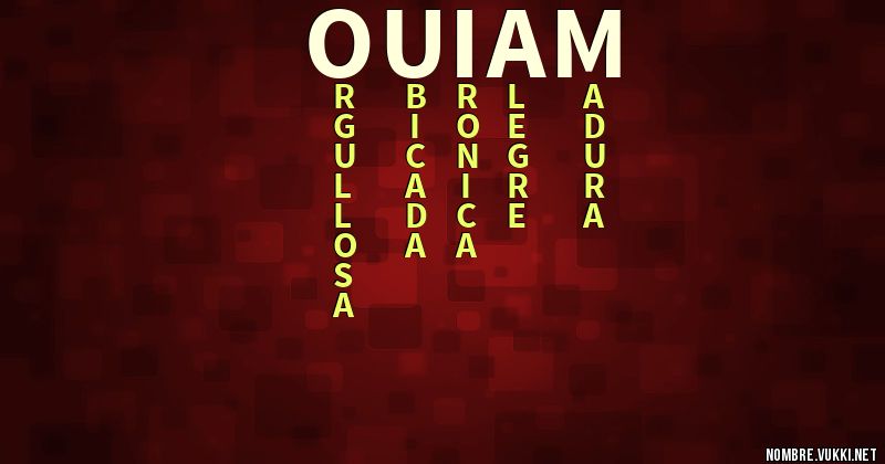 Acróstico ouiam