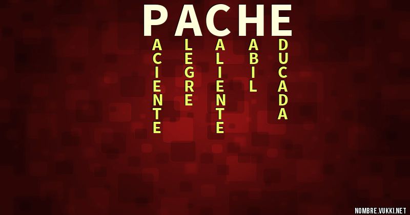 Acróstico pache