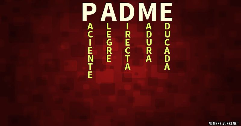 Acróstico padmé