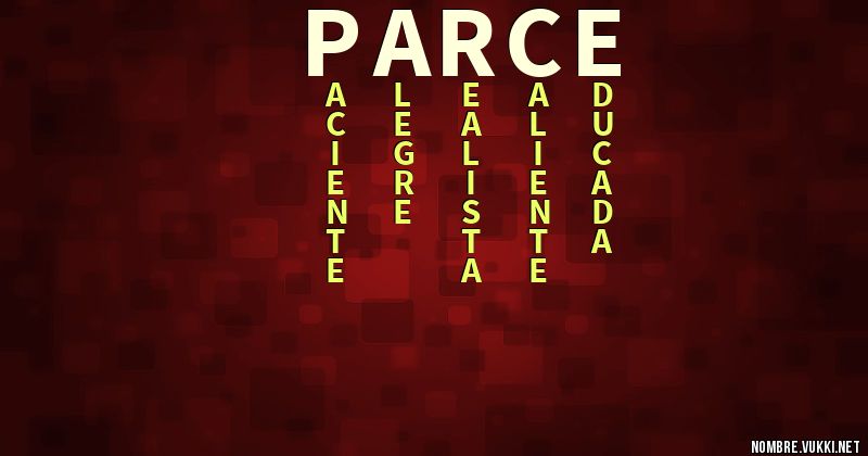 Acróstico parce