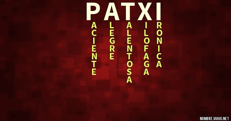 Acróstico patxi