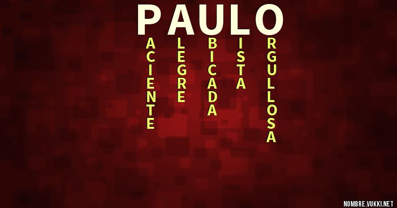 Acróstico paulo