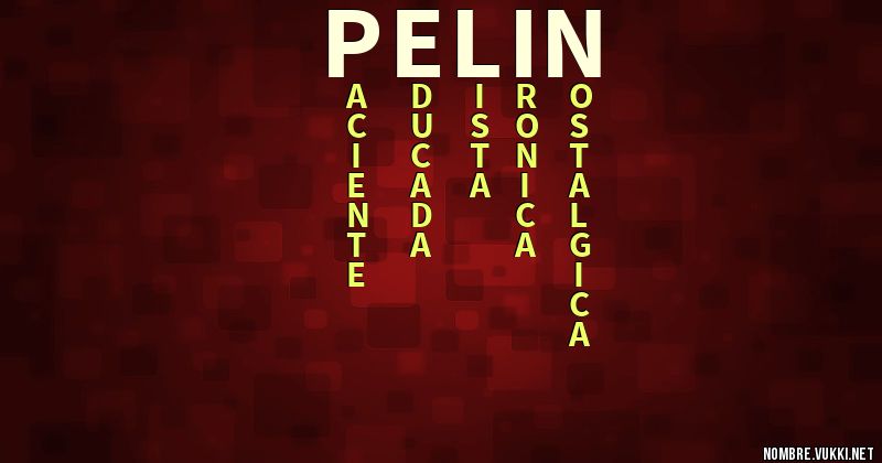 Acróstico pelin