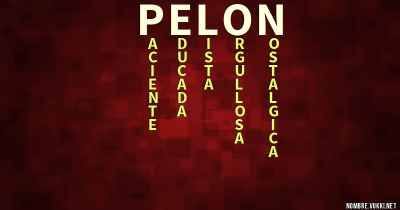 Acróstico pelon