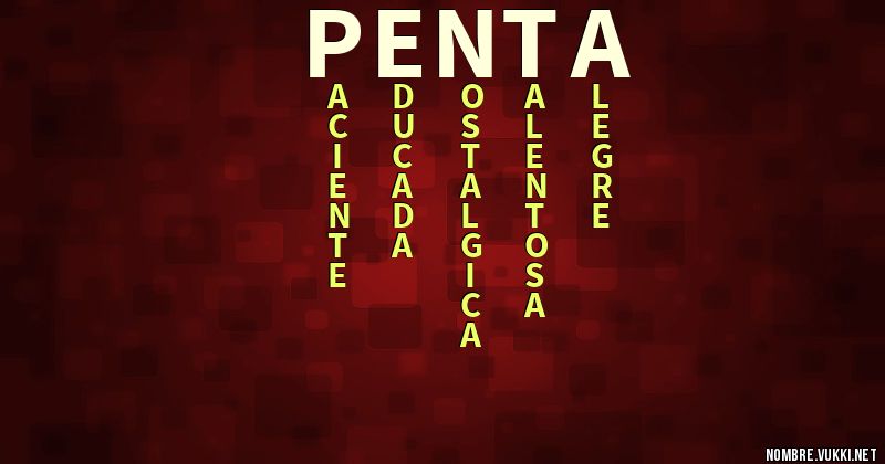 Acróstico penta