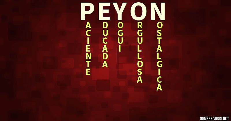 Qué significa peyon