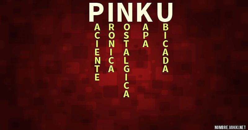 Acróstico pinku