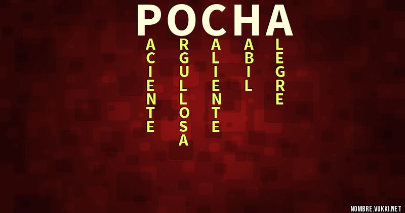 Acróstico pocha