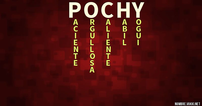 Acróstico pochy