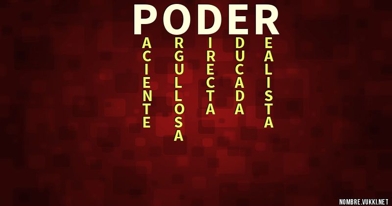 Qué significa poder