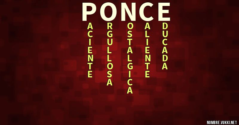 Acróstico ponce