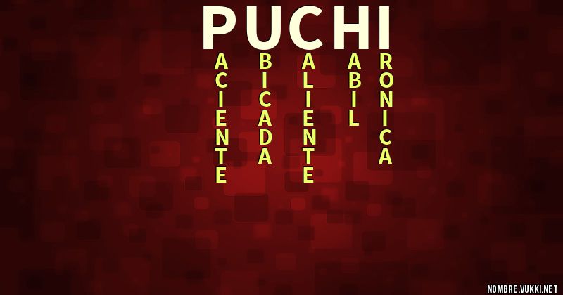 Acróstico puchi