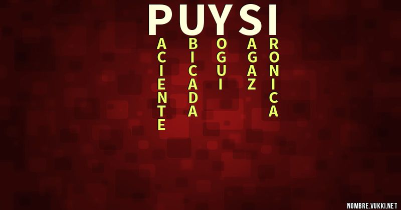Acróstico puysi
