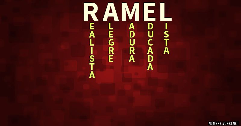 Acróstico ramel