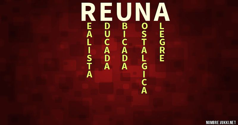 Acróstico reúna