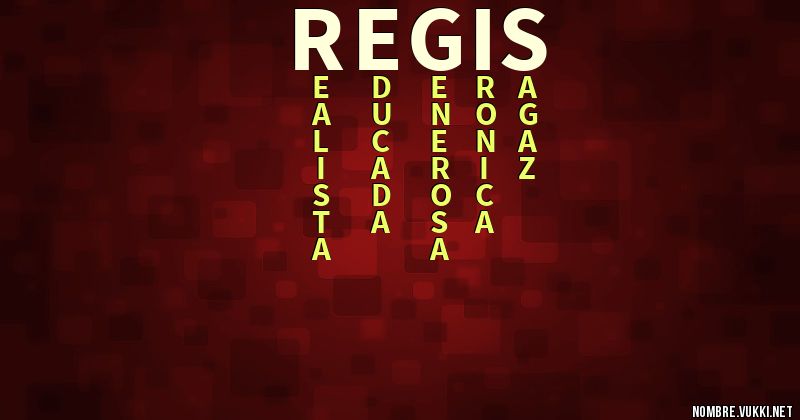 Acróstico regis