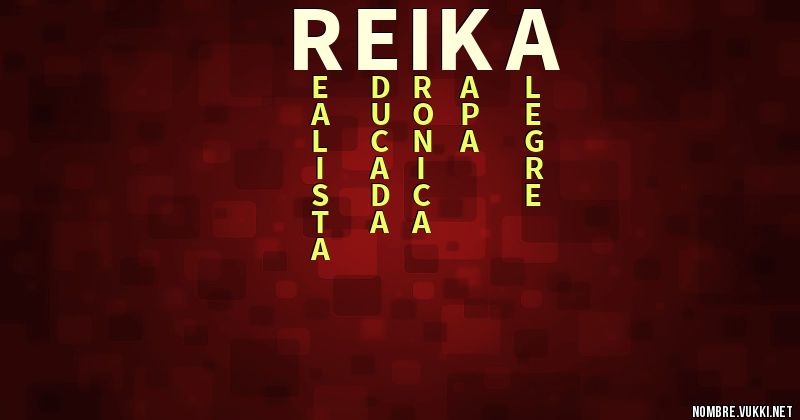 Acróstico reika