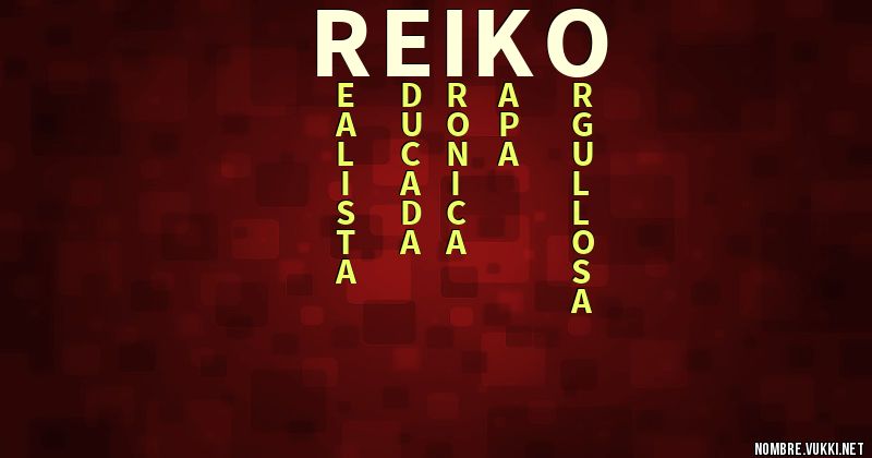 Acróstico reiko
