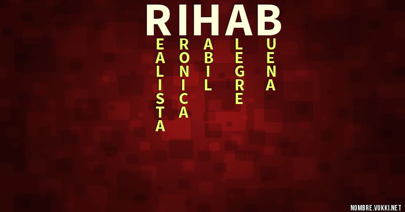 Acróstico rihab
