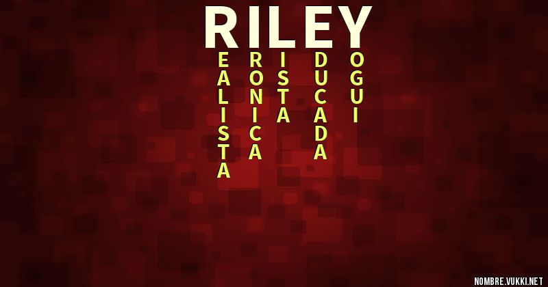 Acróstico riley