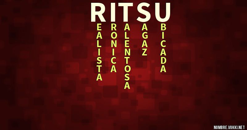 Acróstico ritsu