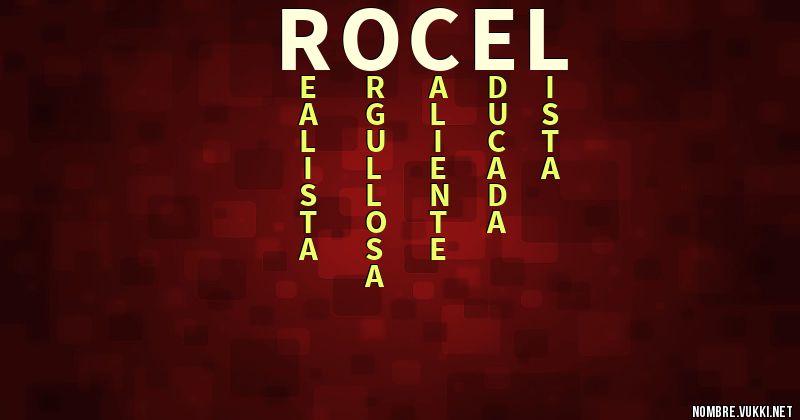 Acróstico rocel