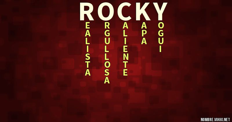 Acróstico rocky