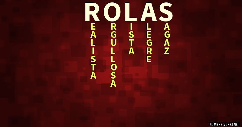 Acróstico rolas