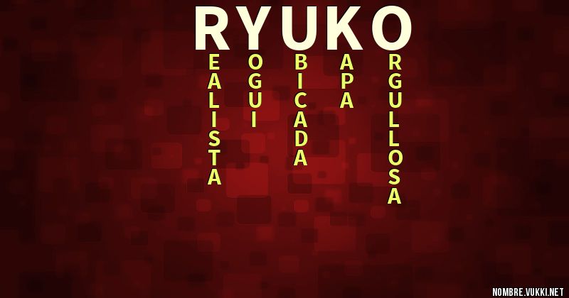 Acróstico ryuko