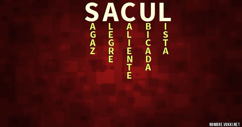 Acróstico sacul