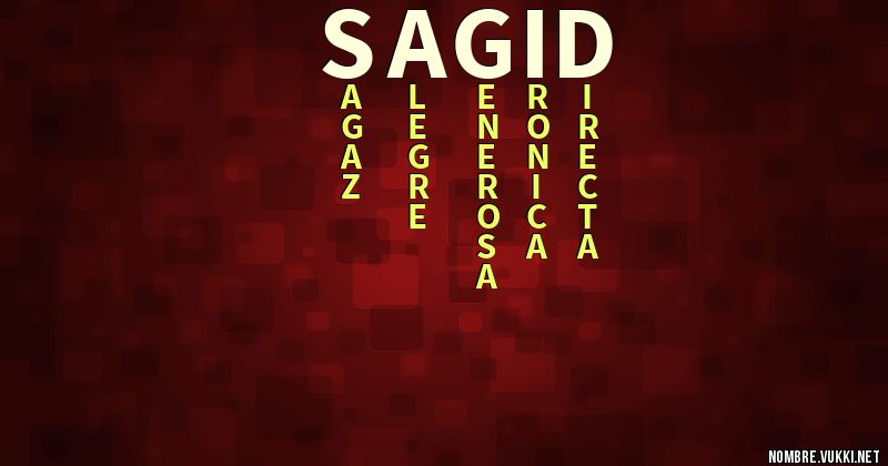 Qué significa sagid