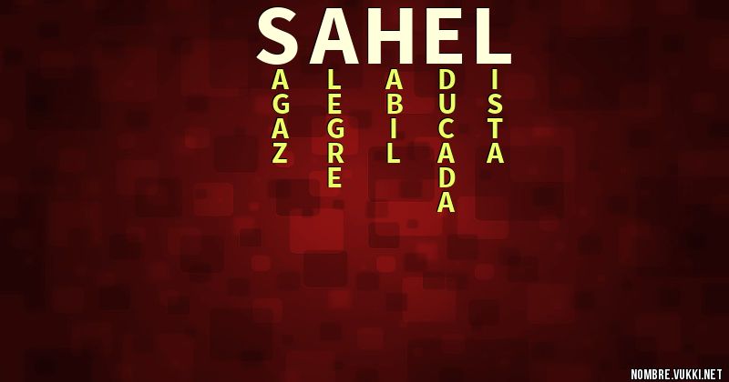 Acróstico sahel