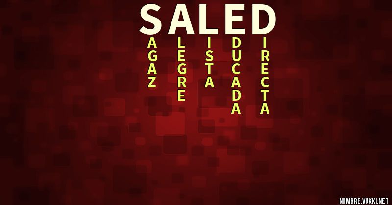 Acróstico saled