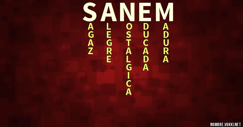 Acróstico sanem