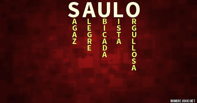 Acróstico saulo