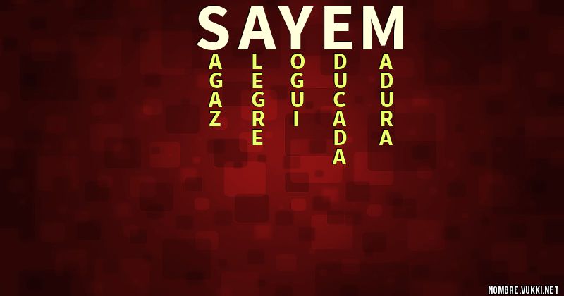 Acróstico sayem