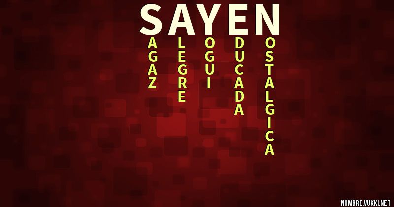 Acróstico sayen