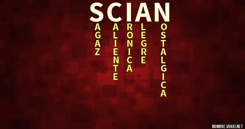 Acróstico scian