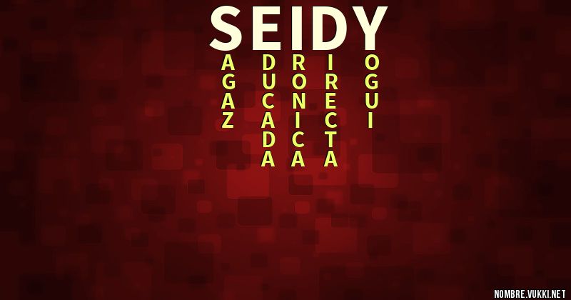 Acróstico seidy