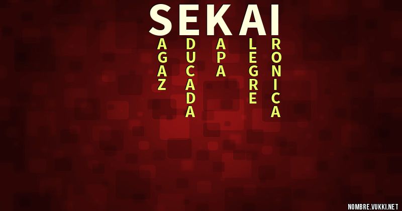 Acróstico sekai