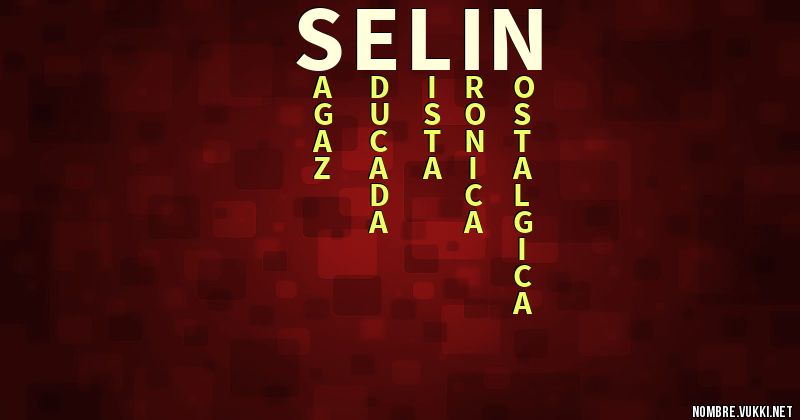 Acróstico selin