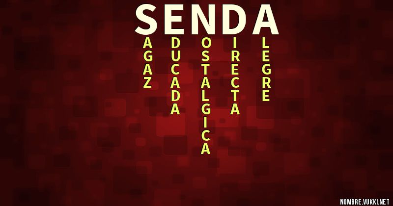 Acróstico senda