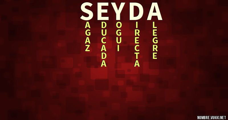 Acróstico seyda