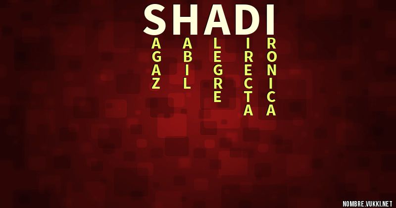 Acróstico shadi