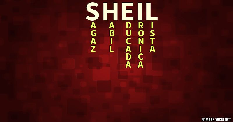 Acróstico sheil